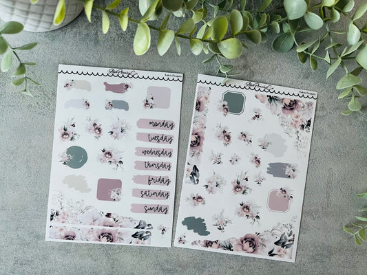Journaling Kit Pinkish Bouquets