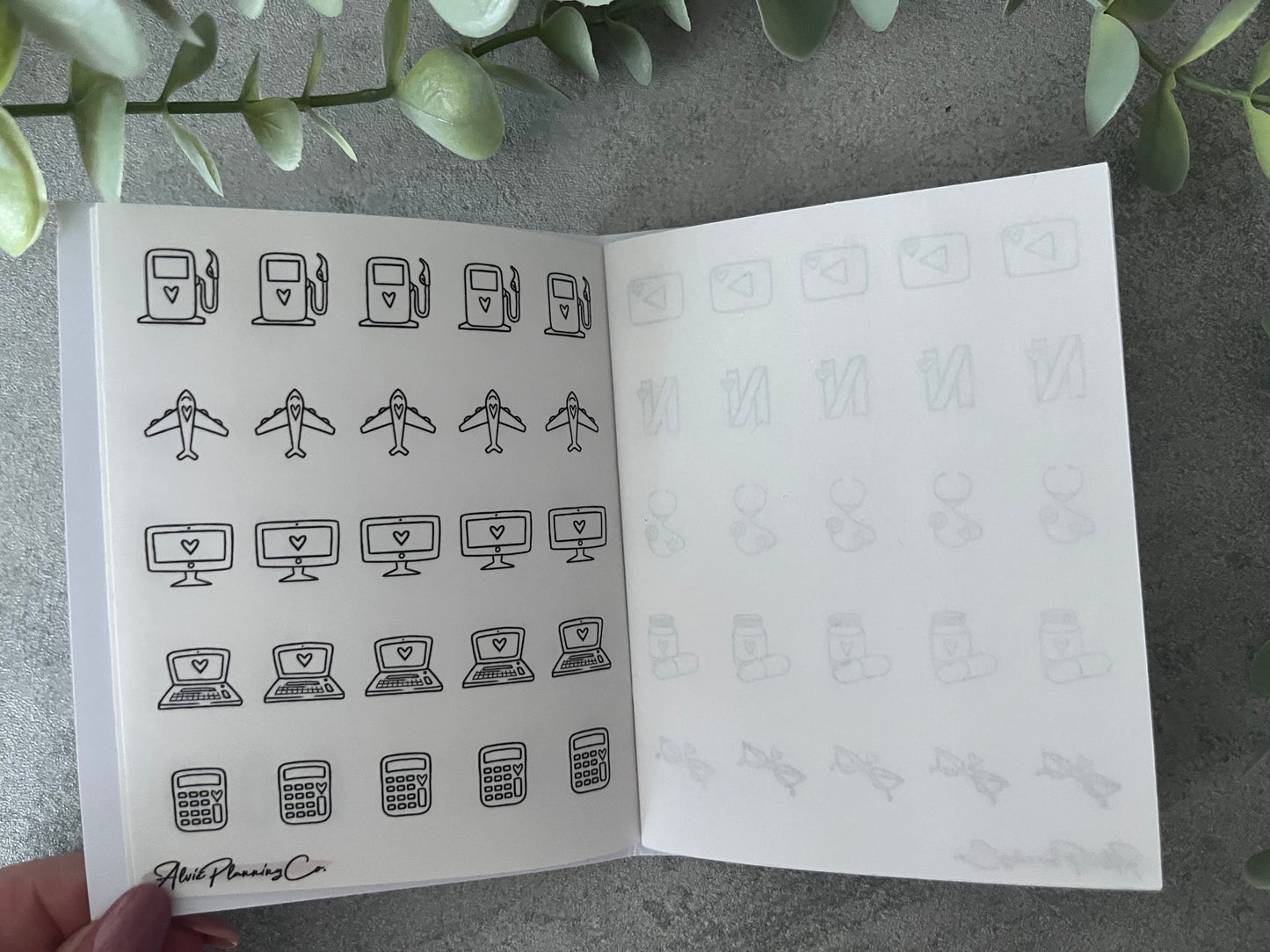 Limited AlviePlanningCo Icons Sticker Book Ultimate